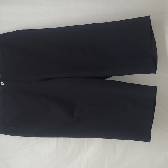 Worthington Black Culottes  Stretchy Wide Leg Cropped Palazzo Pants 22W Pockets - Picture 3 of 16